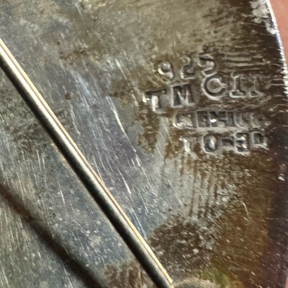 Vintage Taxco Mexican sterling silver cat brooch - Picture 5 of 9